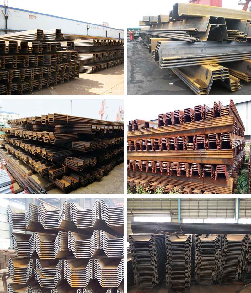 Palplanches en acier de type U U Type Steel Sheet Piles
