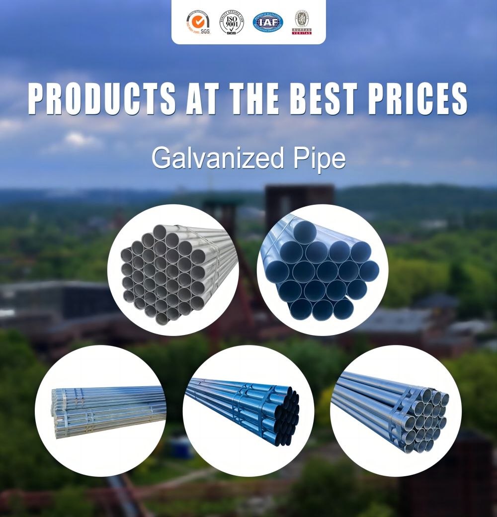 Tuyau d'acier galvanisé Q235 Q235 Galvanized Steel Pipe